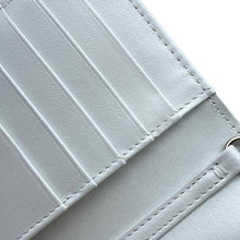 Load image into Gallery viewer, CHANEL Matelasse Pearl Shoulder Wallet WhiteAP1839 Calf Leather