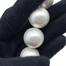 Load image into Gallery viewer, CHANEL Matelasse Pearl Shoulder Wallet WhiteAP1839 Calf Leather