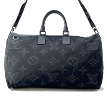 Load image into Gallery viewer, LOUIS VUITTON ★Keepall Bandouliere Reversible Noir/GreenM45602 3DMonogram Nylon Size 50
