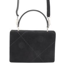 将图像加载到图库查看器中,Ferragamo ★Top handle 2way bag Black21-9767 suede