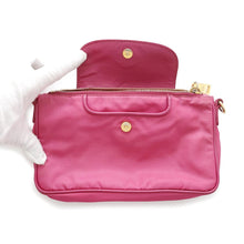 Load image into Gallery viewer, PRADA ★Shoulder Bag Pink Saffiano LeatherLeather Nylon