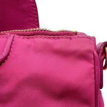 Load image into Gallery viewer, PRADA ★Shoulder Bag Pink Saffiano LeatherLeather Nylon