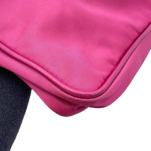 Load image into Gallery viewer, PRADA ★Shoulder Bag Pink Saffiano LeatherLeather Nylon
