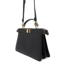 Load image into Gallery viewer, FENDI Peekaboo Iseeu East West 2way Bag Black8BN323 Leather