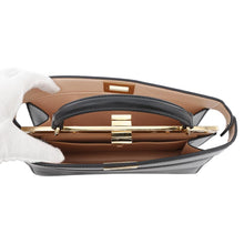 Load image into Gallery viewer, FENDI Peekaboo Iseeu East West 2way Bag Black8BN323 Leather