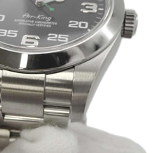 将图像加载到图库查看器中,ROLEX Air-King W40mm Stainless Steel Black Dial116900