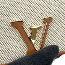 Load image into Gallery viewer, LOUIS VUITTON Portefeuille Capucine Ivory/BrownM80303 Canvas/Calf Leather
