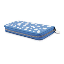 Load image into Gallery viewer, LOUIS VUITTON LV × YK Zippy Wallet blue bronM81954 Monogram Empreinte Leather/Infinity Dot