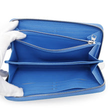 Load image into Gallery viewer, LOUIS VUITTON LV × YK Zippy Wallet blue bronM81954 Monogram Empreinte Leather/Infinity Dot
