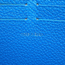 Load image into Gallery viewer, LOUIS VUITTON LV × YK Zippy Wallet blue bronM81954 Monogram Empreinte Leather/Infinity Dot