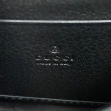 将图像加载到图库查看器中,GUCCI Interlocking G Blondie Chain Wallet Black725219 Leather