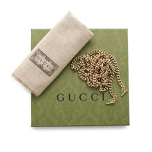 将图像加载到图库查看器中,GUCCI Interlocking G Blondie Chain Wallet Black725219 Leather