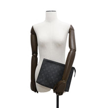 Load image into Gallery viewer, LOUIS VUITTON ★Pochette Voyage NoirM61692 Monogram Eclipse Size MM