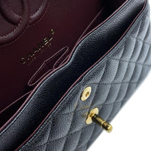Load image into Gallery viewer, CHANEL Matelasse Double Flap ChainShoulder Bag BlackA01113 Caviar Leather