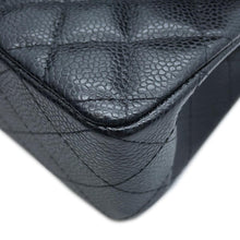Load image into Gallery viewer, CHANEL Matelasse Double Flap ChainShoulder Bag BlackA01113 Caviar Leather