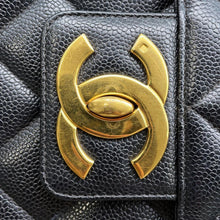 将图像加载到图库查看器中,CHANEL Matelasse business bag BlackA02794 Caviar Leather