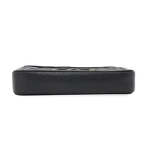 Load image into Gallery viewer, CHANEL CCFiligree Chain Wallet BlackA84450 Caviar Leather