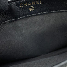 Load image into Gallery viewer, CHANEL CCFiligree Chain Wallet BlackA84450 Caviar Leather