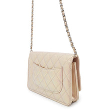 将图像加载到图库查看器中,CHANEL Matelasse Chain wallet MetalicPink Lambskin
