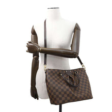 将图像加载到图库查看器中,LOUIS VUITTON ★Siena RedN41545 Damier Ebene Canvas Size PM