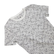 Load image into Gallery viewer, HERMES Bolduc Check T-Shirt Size 36 Blanc Casse Cotton100%