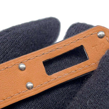 将图像加载到图库查看器中,HERMES Kelly Duble Tour Bracelet Size T2 Black Box Calf Leather