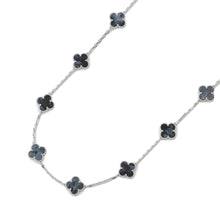 Load image into Gallery viewer, Van Cleef & Arpels Vintage Alhambra long necklace 20 motifsVCARP7S500 18K White Gold