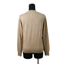 Load image into Gallery viewer, HERMES H-Lift Knit Long Sleeve Size 34 Beige Silk57% Cotton43%
