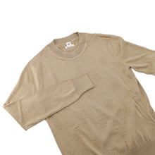 Load image into Gallery viewer, HERMES H-Lift Knit Long Sleeve Size 34 Beige Silk57% Cotton43%