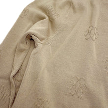 Load image into Gallery viewer, HERMES H-Lift Knit Long Sleeve Size 34 Beige Silk57% Cotton43%