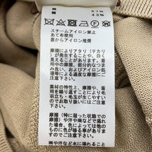 Load image into Gallery viewer, HERMES H-Lift Knit Long Sleeve Size 34 Beige Silk57% Cotton43%