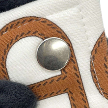 Load image into Gallery viewer, HERMES Chaine d'Ancre Blouson Size 34 White/Marron Halzan Cotton100%