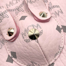 将图像加载到图库查看器中,MCM Visetos Drawstring 2WAY Shoulder Bag PinkMWDBSXL02QH001 Leather