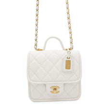 Load image into Gallery viewer, CHANEL Matelasse 2WAY ChainShoulder Bag WhiteAS3652 Caviar Leather