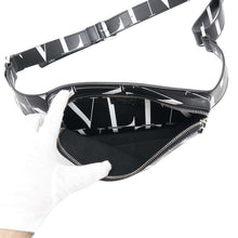将图像加载到图库查看器中,Valentino Garavani VLTN logo Times belt bag BlackVY2B0719GTC Leather