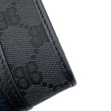 将图像加载到图库查看器中,BALENCIAGA ★Gucci collaboration The Hacker Project phone pouch Black680130 Canvas Leather