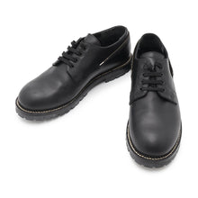 将图像加载到图库查看器中,LOUIS VUITTON ★Tibet line 2way lace-up boots Black Damier Infini Leather Fur Size 6 1/2