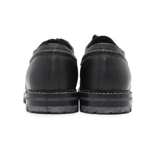 将图像加载到图库查看器中,LOUIS VUITTON ★Tibet line 2way lace-up boots Black Damier Infini Leather Fur Size 6 1/2