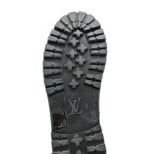将图像加载到图库查看器中,LOUIS VUITTON ★Tibet line 2way lace-up boots Black Damier Infini Leather Fur Size 6 1/2