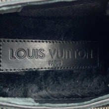 Load image into Gallery viewer, LOUIS VUITTON ★Tibet line 2way lace-up boots Black Damier Infini Leather Fur Size 6 1/2