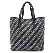 Load image into Gallery viewer, Givenchy Bond Tote Navy/White/Black Canvas Leather