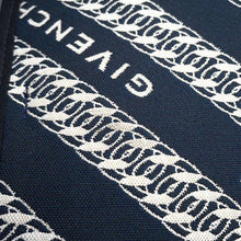 Load image into Gallery viewer, Givenchy ★Bond Tote Navy/White/Black Canvas Leather