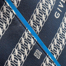 Load image into Gallery viewer, Givenchy Bond Tote Navy/White/Black Canvas Leather