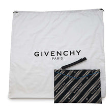 将图像加载到图库查看器中,Givenchy Bond Tote Navy/White/Black Canvas Leather
