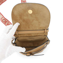 将图像加载到图库查看器中,LOEWE gate dual bag BrownA650N46X13 Leather Size Mini