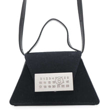 将图像加载到图库查看器中,Maison Margiela Maison Margiela MM6 Plaque Cross Body Bag BlackSB5ZI0006P6642H8588 Cotton Leather Size Mini
