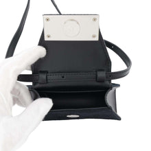 将图像加载到图库查看器中,Maison Margiela Maison Margiela MM6 Plaque Cross Body Bag BlackSB5ZI0006P6642H8588 Cotton Leather Size Mini
