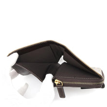 将图像加载到图库查看器中,FENDI Compact zip wallet Brown PVC/Leather