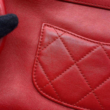 将图像加载到图库查看器中,CHANEL Chain logo 2WAY Shoulder Bag RedAS1779 Leather