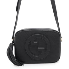 将图像加载到图库查看器中,GUCCI Blondie Shoulder Bag Black742360 Leather Size Small